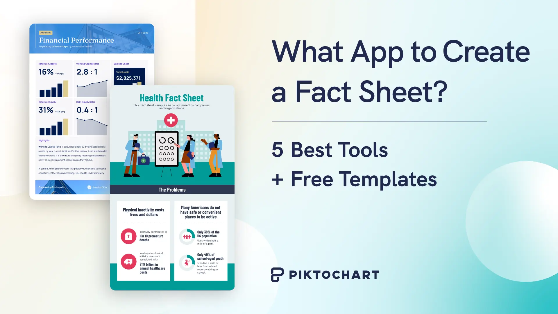 featured image for an guide on what app to create a fact sheet