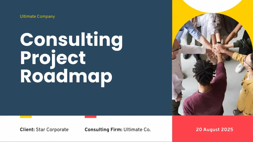 consulting project roadmap presentation