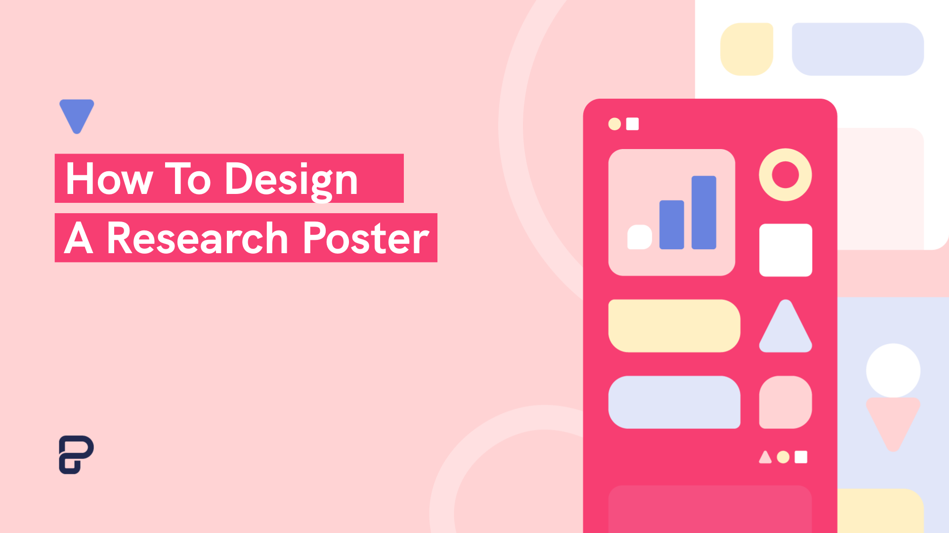 pink background, how to design a research poster
