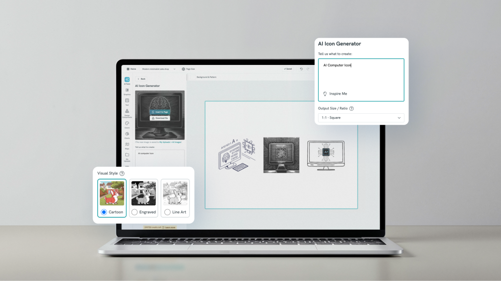 pikto ai icon generator demo image