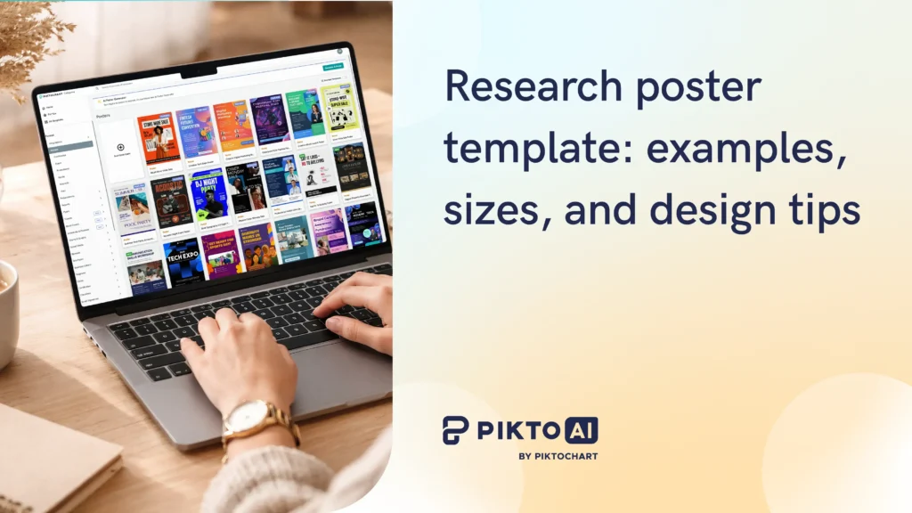 Research poster template: examples, sizes, and design tips