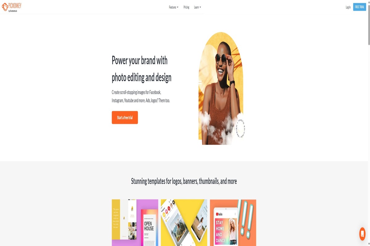 PicMonkey homepage screenshot