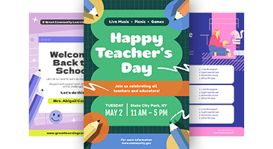 Education Infographic Templates