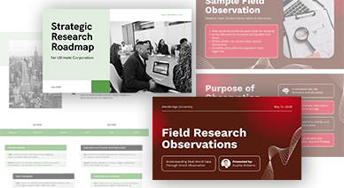 Research Presentation Templates
